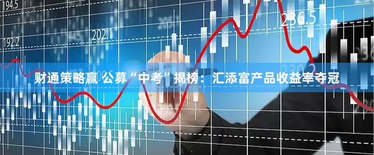 财通策略赢 公募“中考”揭榜：汇添富产品收益率夺冠